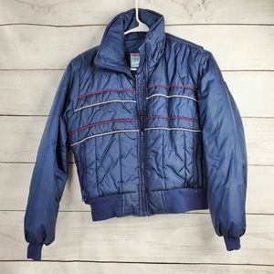 Vintage Ski Moves Puffer Ski Jacket